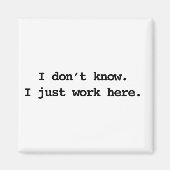 werk hier magneet (Voorkant)