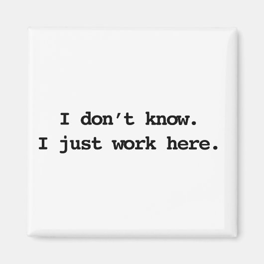 werk hier magneet (Voorkant)