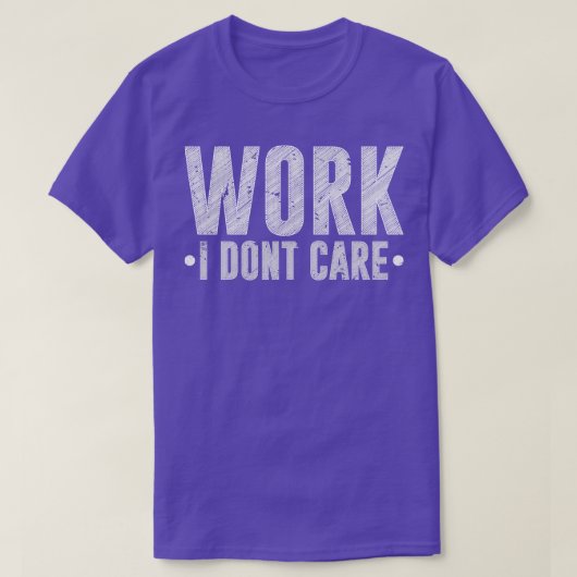 Werk Ik ga niet sarcastisch met pensioen T-shirt (Design voorkant)