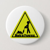 Werk in uitvoering Button (Voorkant)