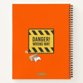 Werk in uitvoering Grappig Journaal notitieboek (Achterkant)