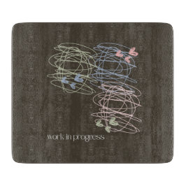 Werk in uitvoering - Krabbel en harten Snijplank