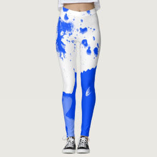 Werk in uitvoering marineblauw leggings
