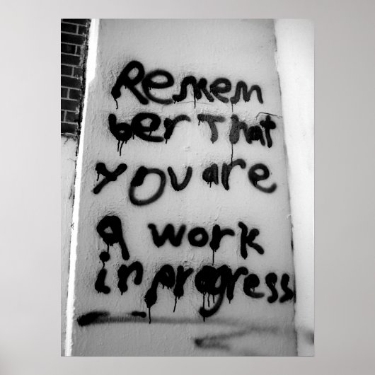 Werk in uitvoering poster (Voorkant)