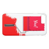 Werk in uitvoering rood Case-Mate iPhone case (Achterkant (Horizontaal))