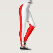 Werk in uitvoering rood leggings (Rechts)