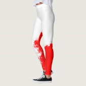 Werk in uitvoering rood leggings (Links)