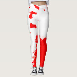 Werk in uitvoering Rood V2 Leggings