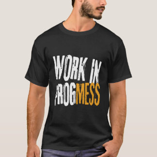 Werk In Uitvoering S Grungy Arbeiders T-shirt