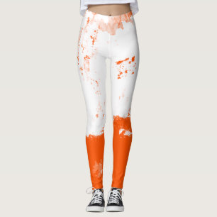 Werk in uitvoering Sinaasappel Leggings