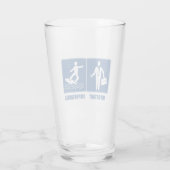 Werk is belangrijk, surfen is belangrijk glas (Achterkant)