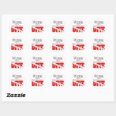 Werk is voor mensen die geen stickers besturen (Vel)