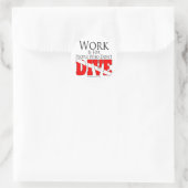 Werk is voor mensen die geen stickers besturen (Tas)