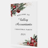 Werk Jaarlijks Kerstfeest Acryl Teken Acryl Bord (Hoek)