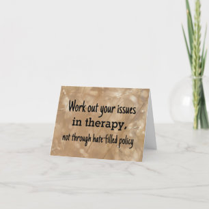 Werk je problemen in therapie niet beleid kaart