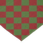 Werk Kerstfeest: Feestelijke Kantoor Rood Groen DI Tafelkleed (Gekanteld)