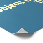 Werk: kleiner dan ze verschijnen poster (Hoek)