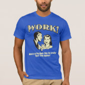 Werk: kleiner dan ze verschijnen t-shirt (Voorkant)