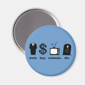 werk koopt consumentenslijm magneet (Voorkant / Achterkant)