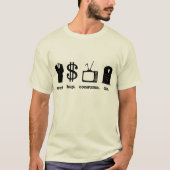 werk koopt consumentenslijm t-shirt (Voorkant)