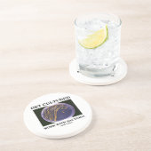 Werk kweken met bacteriën (agar-Bord) Zandsteen Onderzetter (Zijkant)