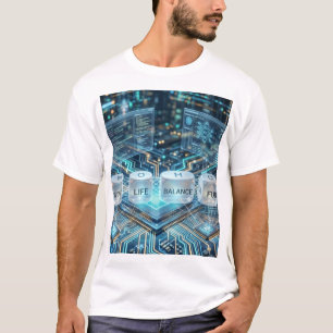 Werk Leven Balans Tech Programmeur Coderen Ne T-shirt