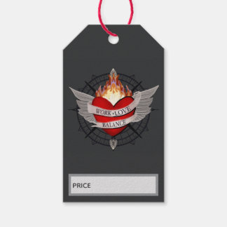 Werk Liefde Balans Kompas Prijs Cadeaulabel