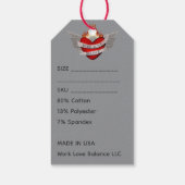 Werk Liefde Balans Kompas Prijs Cadeaulabel (Achterkant)