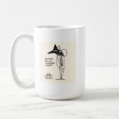 Werk maandag druk moe koffiemok (Links)