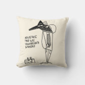 Werk maandag druk moe kussen (Voorkant)