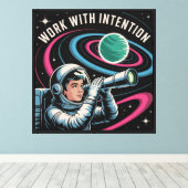 Werk Met Doel Canvas Afdruk (Insitu (Houten vloer))