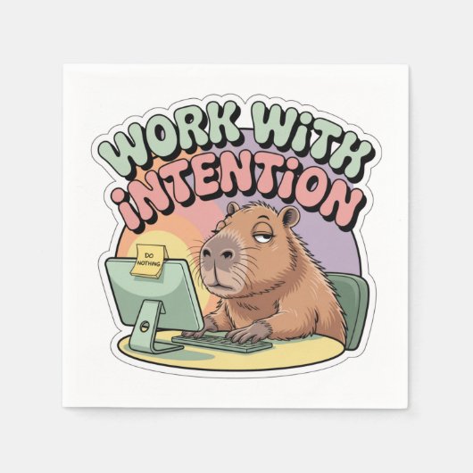 Werk Met Doel Servet (Voorkant)