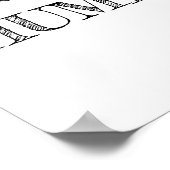 Werk met Humble Minimalistisch Poster voor hardvoc (Hoek)