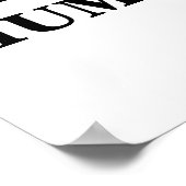 Werk met Humble Minimalistisch Poster voor hardvoc (Hoek)