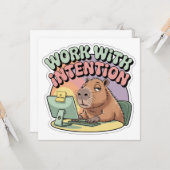 Werk met Intentie Kaart (Voorkant / Achterkant in situ)
