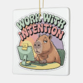 Werk Met Intentie Keramisch Ornament (Links)