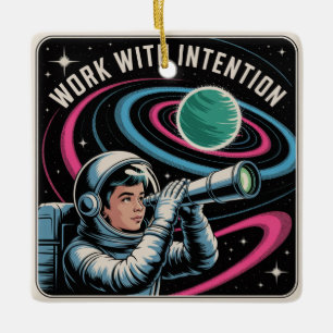 Werk met intentie keramisch ornament
