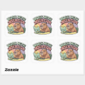Werk Met Intentie Vierkante Sticker (Vel)