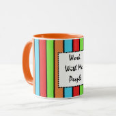 Werk met mij mensen | Leerkrachten, moeders, Mok v (Voorkant links)