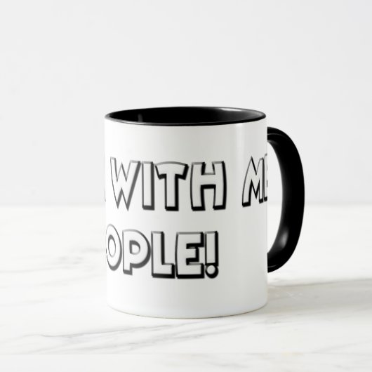 Werk met mij Mensen Mok (Voorkant rechts)