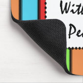 Werk met mij mensen: Mousepad Muismat (Hoek)