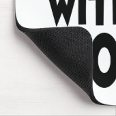 Werk met mij mensen muismat (Hoek)