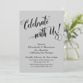 Werk met ons samen! Eenvoudig licht grijs Kaart (Staand voorkant)