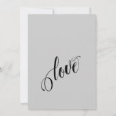 Werk met ons samen! Eenvoudig licht grijs Kaart (Achterkant)