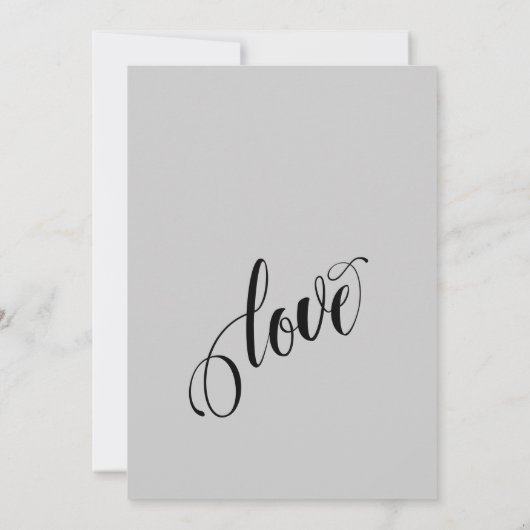 Werk met ons samen! Eenvoudig licht grijs Kaart (Achterkant)