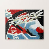 Werk met zorg -  Depressie Era WPA-Poster Legpuzzel (Horizontaal)