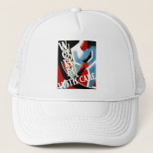 Werk met zorg -  Depressie Era WPA-Poster Trucker Pet (Voorkant)
