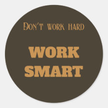 Werk niet hard de slimme motivatie tekstdoelstelli