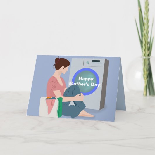 WERK NOOIT GEDAAN MOEDERDAG KAART (Voorkant)