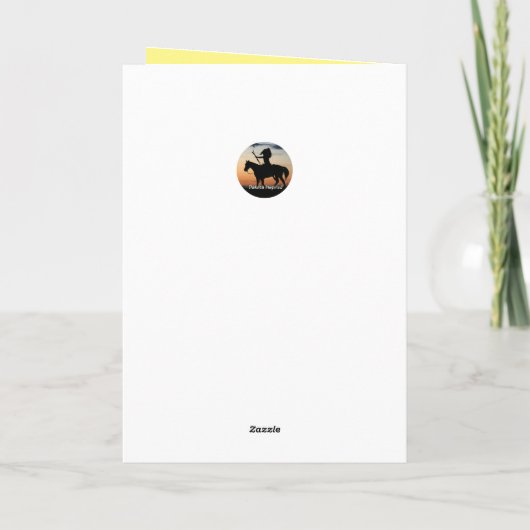 Werk?!? Nooit meer! Raven-afbeelding Kaart (Achterkant)